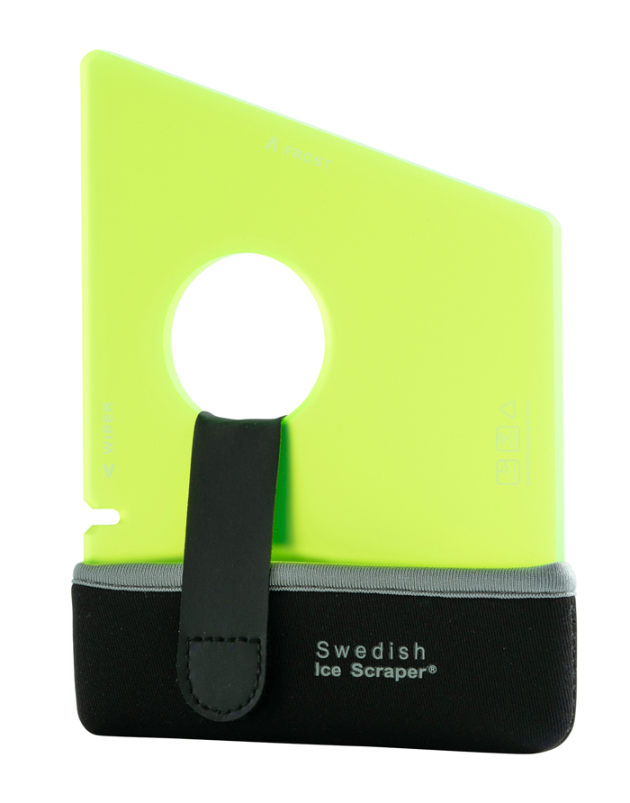 Yellow Swedish Ice Scraper available from driveden.com